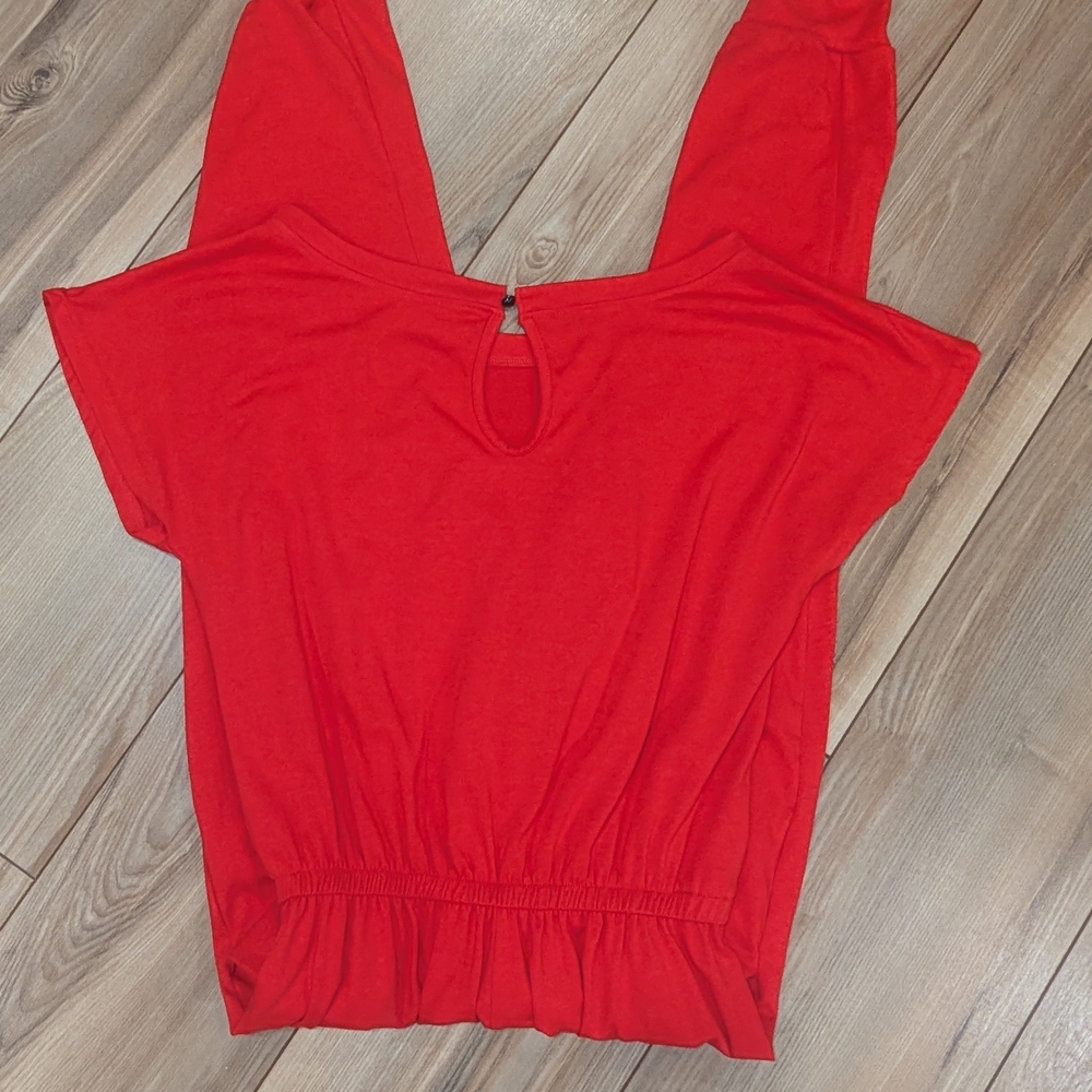 Women's Red Jumpsuit - Picture 5 of 5